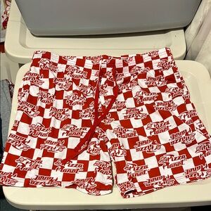 Disney Red and White Pizza Planet Men's Shorts